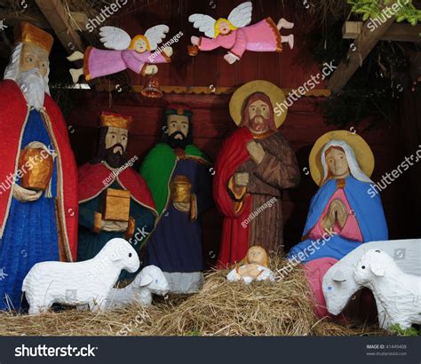 Christmas Creche Stock Photo 41449408 : Shutterstock