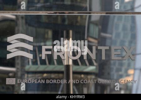 Warsaw, Poland. 21st Nov, 2017. A FRONTEX logo at the headquarter of ...