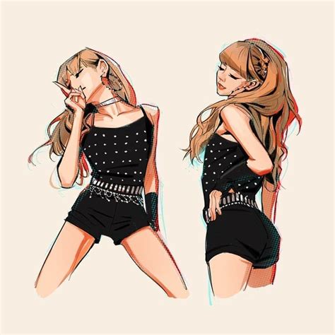 Pin by YSA on Lisa | Kpop fanart, Fan art, Kpop drawings