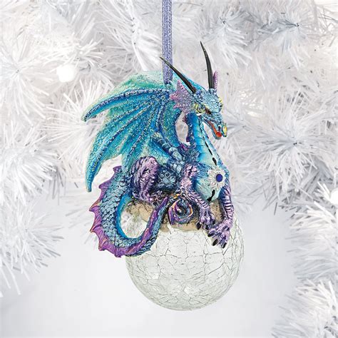 Design Toscano Frost, the Gothic Dragon Holiday Ornament - Walmart.com - Walmart.com