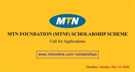 MTN Foundation (MTNF) Scholarship Scheme - University Of Nigeria Nsukka