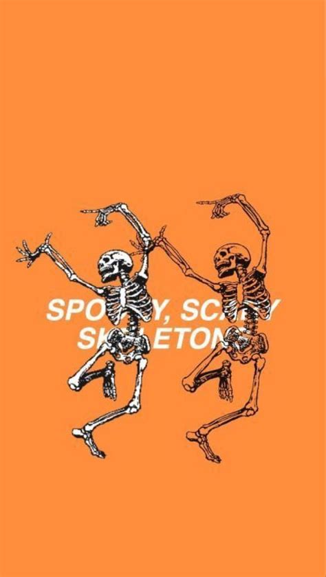 Spooky Scary Skeletons | Aesthetic lockscreens, Fall wallpaper ...