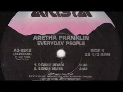 Aretha Franklin - Everyday People (People Remix) - YouTube