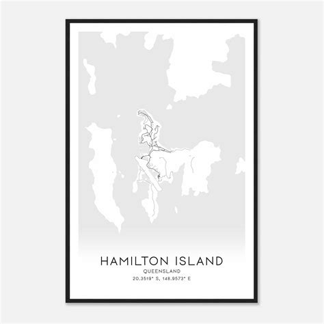 Hamilton Island - Custom Maps & Posters