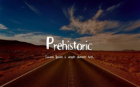 Prehistoric Font Free Download - Free Fonts Like