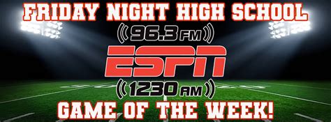 FRIDAY NIGHT HIGH SCHOOL GAME OF THE WEEK! – WOLH