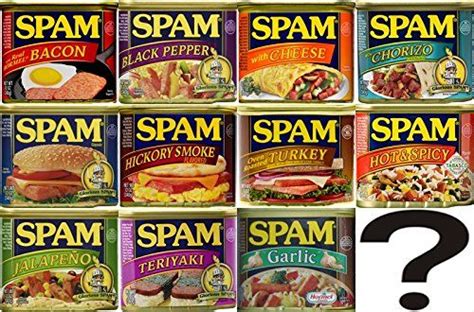 Large Spam Lovers Sampler 12oz Cans (Pack of 12 with 11 Different ...