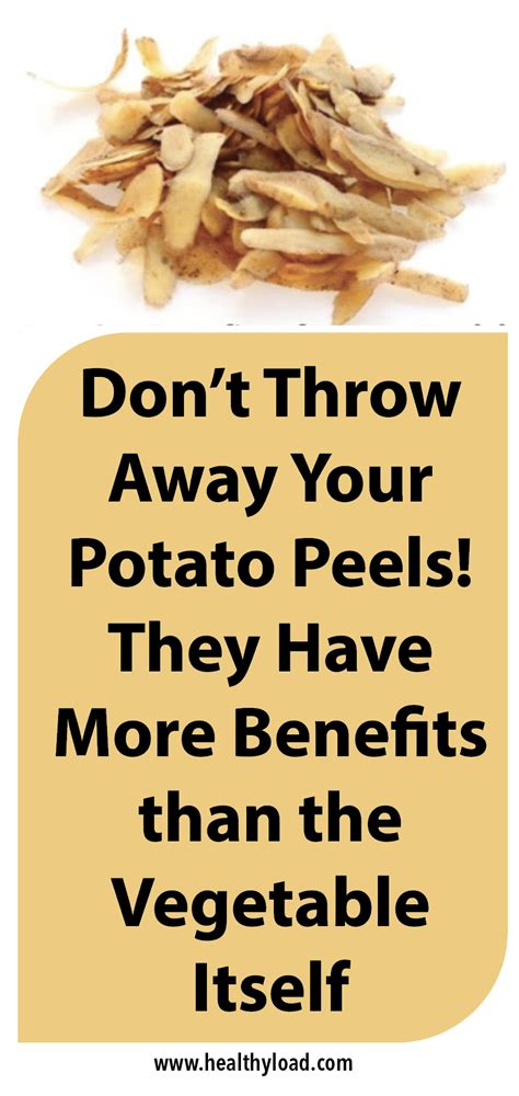 Most people tend to peel the potato and toss away the peels along with the rest of the garbage ...