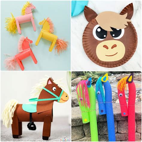 25 Horse Crafts for Kids (Preschoolers & Kindergarteners)