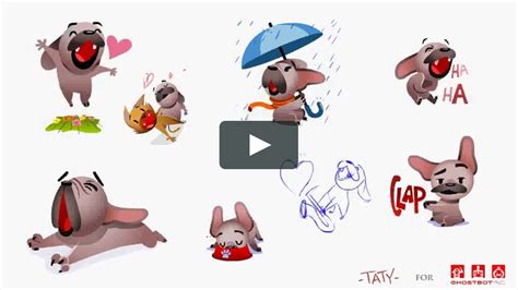 Facebook Stickers! Mugsy and Biscuit animations. | Messenger stickers, Fun stickers, Funny stickers