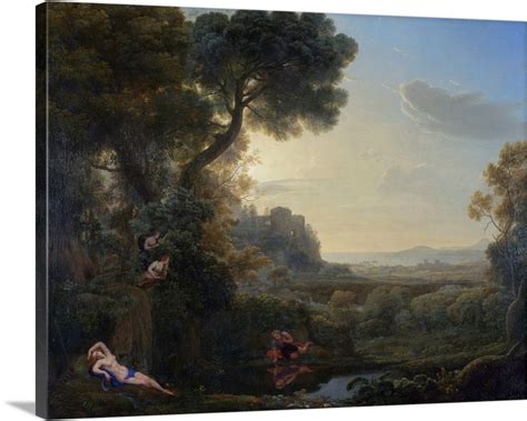 Landscape With Narcissus And Echo, 1644 Wall Art, Canvas Prints, Framed Prints, Wall Peels ...