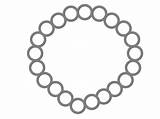 Pearl Necklace Coloring Pages sketch template