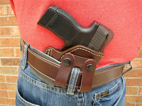 Belt Loop High Ride In The Waistband IWB Premium Leather Holster ...