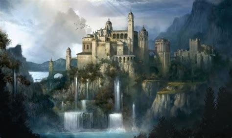 Pin by orvelhq on the kingdom of kebnekajse | Fantasy castle, Fantasy landscape, Fantasy city