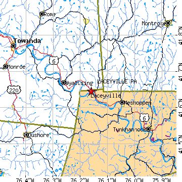 Laceyville, Pennsylvania (PA) ~ population data, races, housing & economy