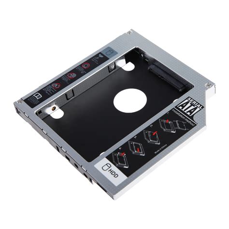 Universal 2.5 Inch 12.7mm External Optical DVD Bay Adapter Aluminum SATA HDD SSD Hard Drive ...