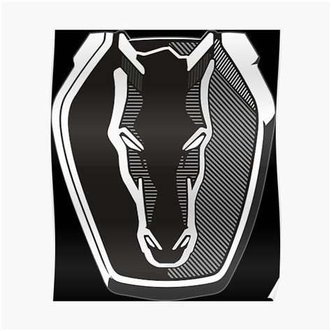 "dark horse mustang badge 2024" Poster for Sale by genkwaskomb | Redbubble