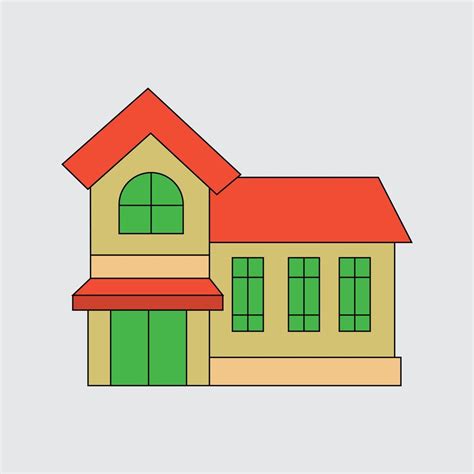 House Silhouette Vector 15838509 Vector Art at Vecteezy