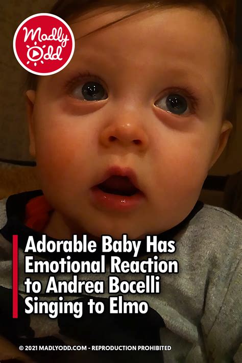 Adorable Baby Has Emotional Reaction to Andrea Bocelli Singing to Elmo