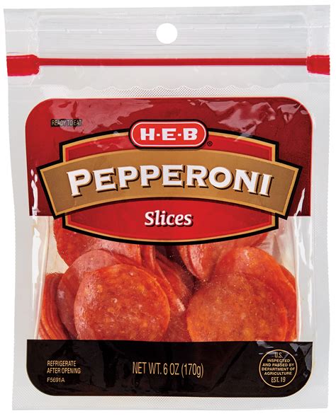 H-E-B Pepperoni Slices - Shop Meat at H-E-B