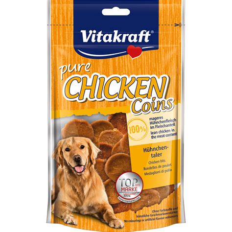 Vitakraft Dog Treats Pure Chicken Coins 80g