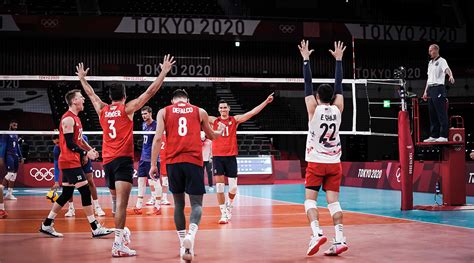 U.S. Men Open Olympic Games with Sweep vs France - USA Volleyball