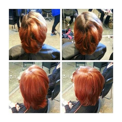 Before and after :) #color #colour #loreal #copper #hair | Hair ...