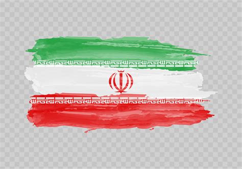 Watercolor painting flag of Iran 22754380 Vector Art at Vecteezy