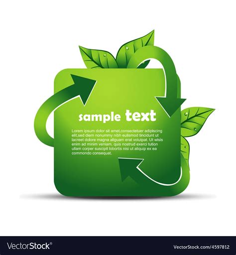 Recycle design Royalty Free Vector Image - VectorStock