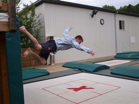 win or fail? Greg Roe on the Super Quad trampoline--one of the highest ...