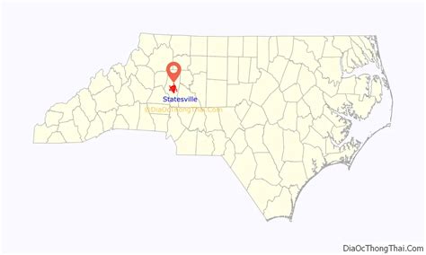 Map of Statesville city - Thong Thai Real