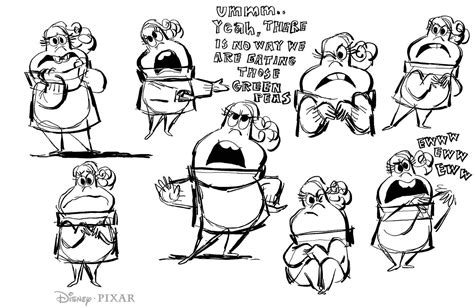 The Art of Inside Out | Pixar character design, Character design, Movie character drawings