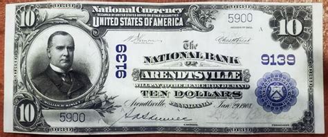 National Bank, Arendtsville, PA (Charter 9139) - Bank Note History