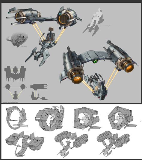 Christian A Piccolo Concept Art - Star Wars The Old Republic- Vehicle and HardWare Designs