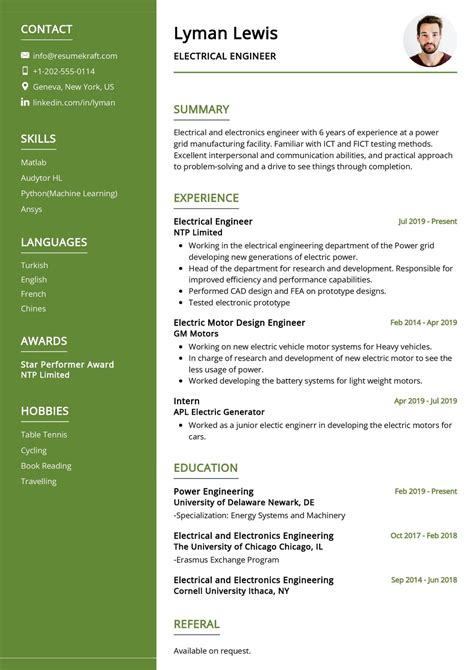 Electrical Engineer Resume Sample in 2024 - ResumeKraft