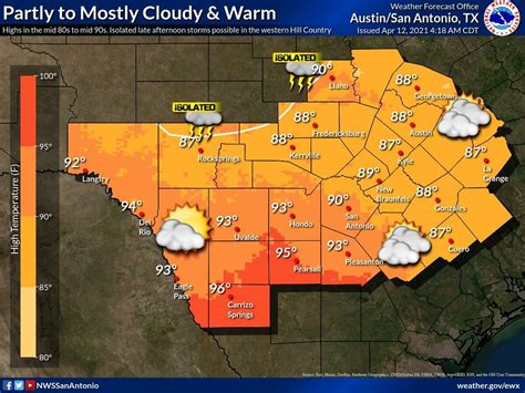 Weather Map Of San Antonio - United States Map