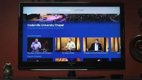 Cedarville University Unveils Chapel App