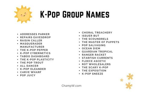 350+ K-Pop Group Name Ideas That Are Easy To Remember