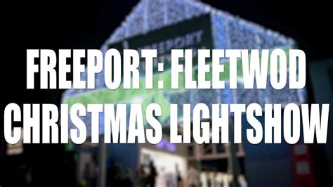 Freeport: Fleetwood - Christmas Lights Show - YouTube