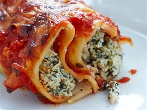 Make Ahead Spinach Manicotti - How about cheesy spinach manicotti for ...