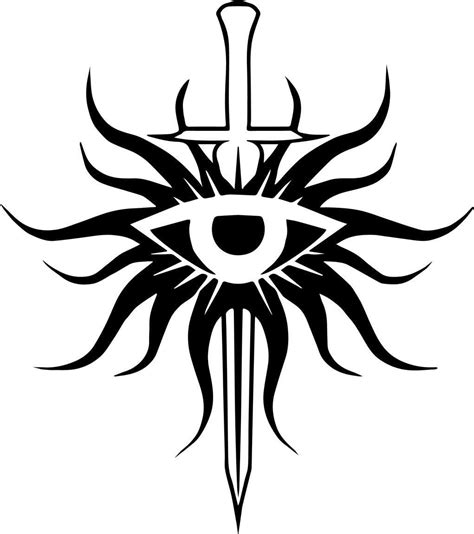 Amazon.com: Dragon Age Inquisition Eye Logo Stickers Symbol 5.5 ...