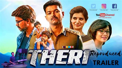 Theri Reproduced Trailer |@DinukaPeramune |Vijay, Samantha, Amy J ...