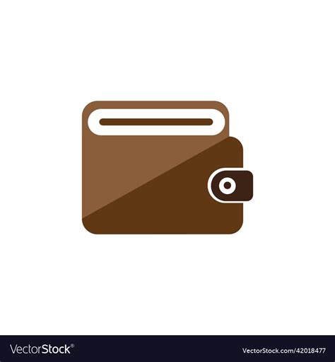 Wallet logo Royalty Free Vector Image - VectorStock