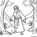 Elijah In The Wilderness Coloring Page  Pagescom sketch template