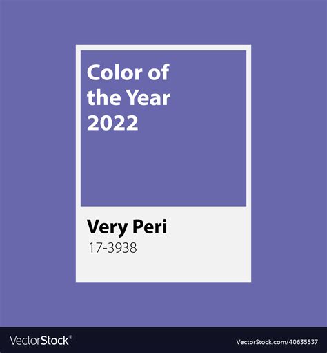 Pantone color of the year 2022 very peri Vector Image