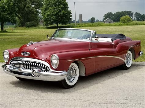 1953 Buick Roadmaster Skylark Manderin Red Convertible 322cu/188 hp | Frank's Classic Cars