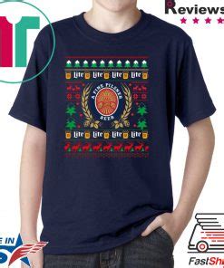 Miller Lite beer Christmas T-Shirt - OrderQuilt.com