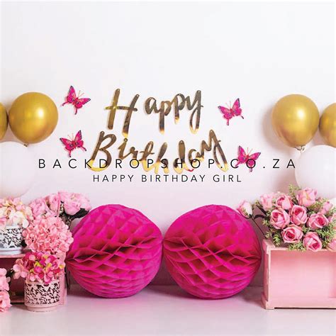 HAPPY BIRTHDAY GIRL BACKDROP – Backdrop Shop