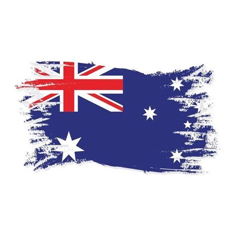 Australia Flag With Watercolor Brush style design vector 3049836 Vector Art at Vecteezy