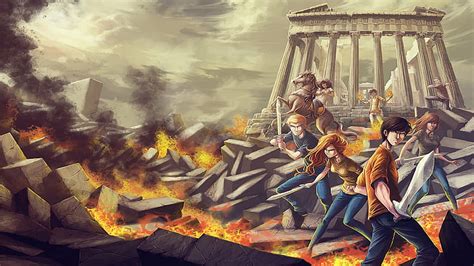 HD wallpaper: Percy Jackson, Heroes of Olympus, Annabeth Chase ...